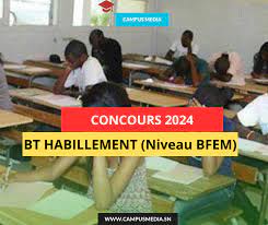 Sénégal: Concours d’entrée en 1ère année de Brevet de Technicien Habillement Niveau BFEM 2024