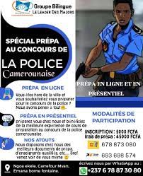 Anciennes épreuves du concours de la police camerounaise : téléchargez les corrigés
